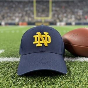 NCAA Notre Dame Fighting Irish Staple Relaxed Unstructured Fit Hat Stretch Soft